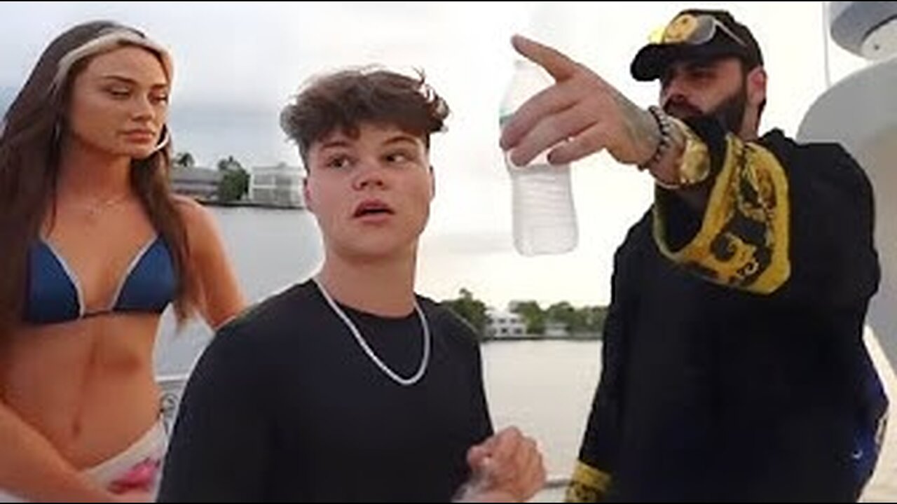 Jon Zherka Gets Stuck on A Yacht With TikTok Influencers