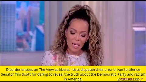 Disorder ensues on The View as liberal hosts dispatch their crew on-air to silence Senator