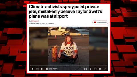 Climate Activists Try to Attack Taylor Swift's Private Jet