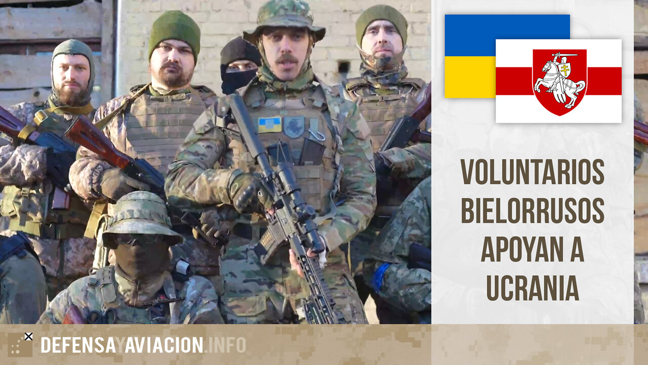 Voluntarios bielorrusos apoyan a Ucrania