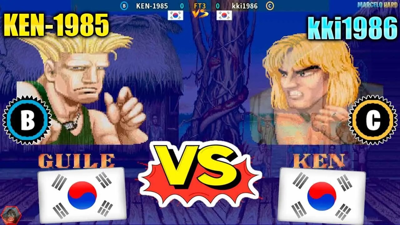 Street Fighter II': Champion Edition (KEN-1985 Vs. kki1986) [South Korea Vs. South Korea]