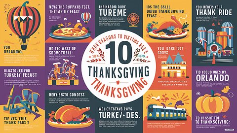 10 Reasons to Visit Orlando This Thanksgiving!