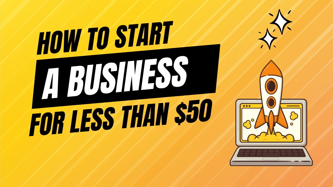 Start A Business For Under $50 - FREE Tools & Resources Sheet