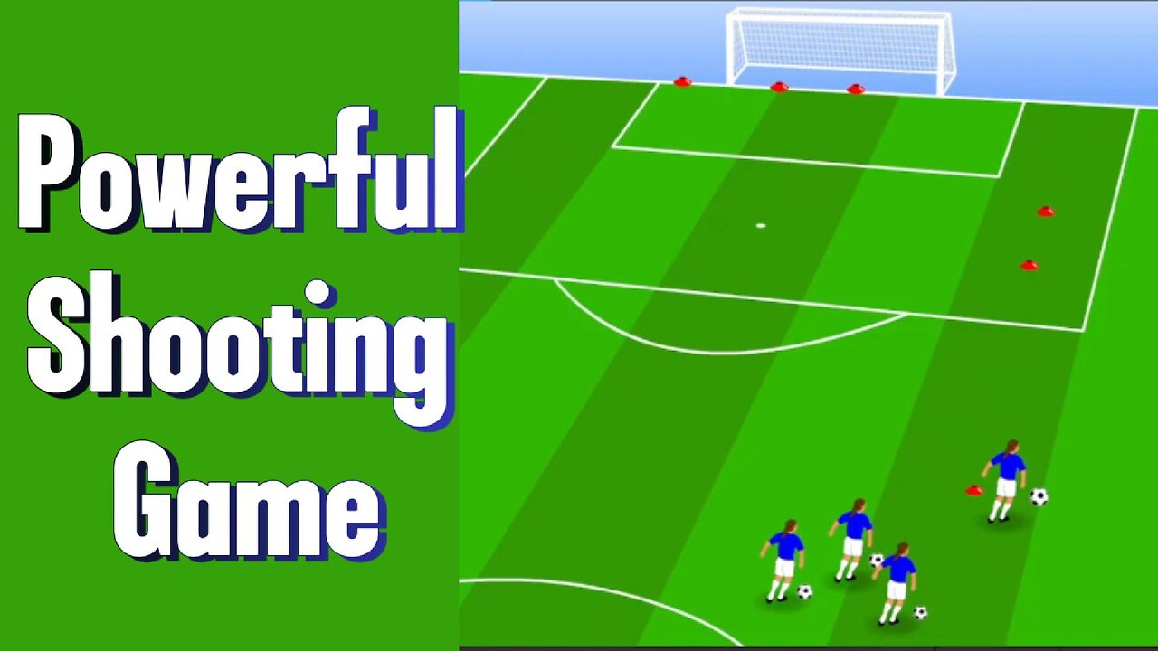 Powerful FUN Shooting Game Will QUICKLY Help Players IMPROVE Their Far-Post SHOOTING & Crossing