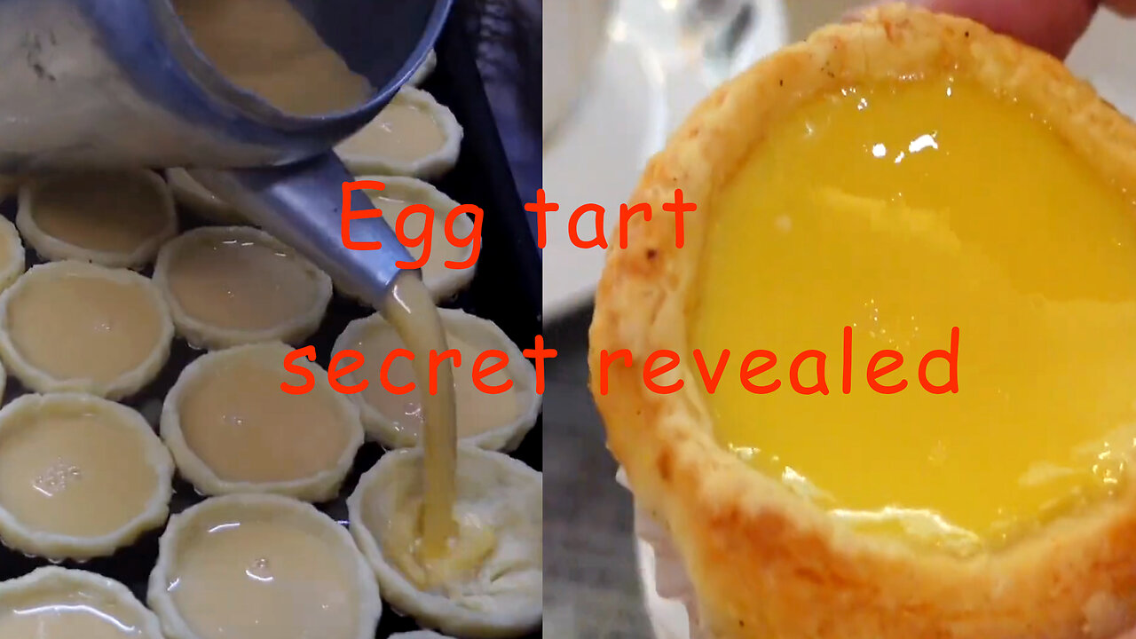 Egg tart secrets revealed: how to make golden and crispy perfect egg tarts