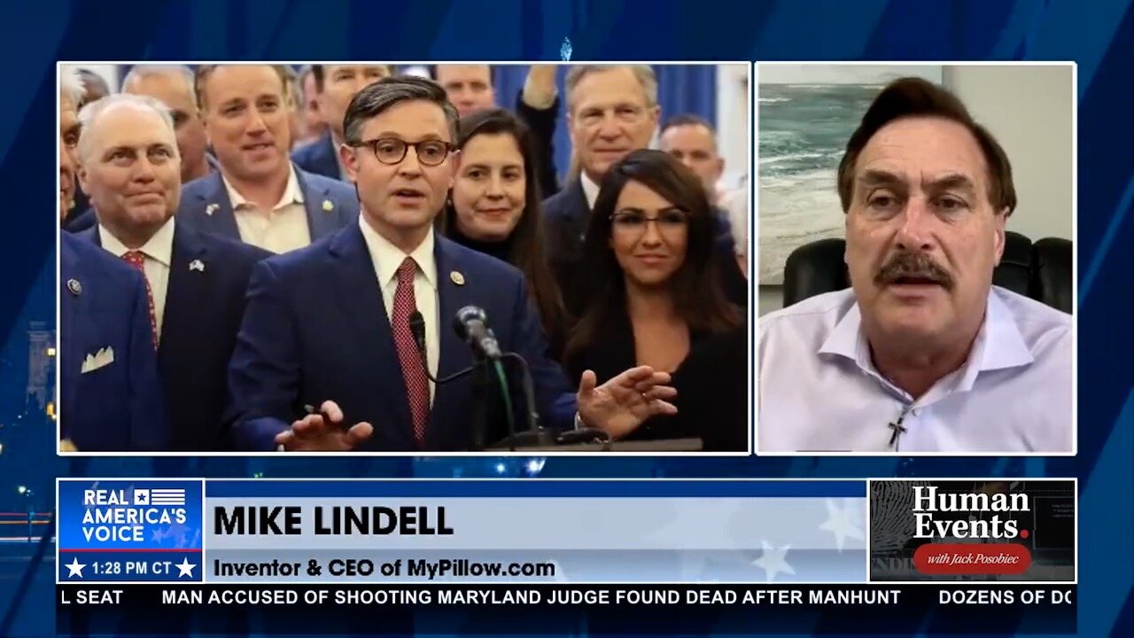 Mike Lindell on the Election of Speaker Mike Johnson: “This is like a mini-miracle”