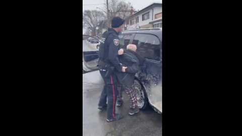 Ottawa Police arresting an old "terrorist" because he was blowing his car horn