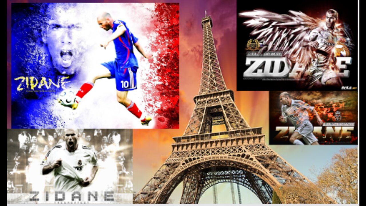 Finest French Footballer of all time ZIZU ZINEDINE ZINDANE