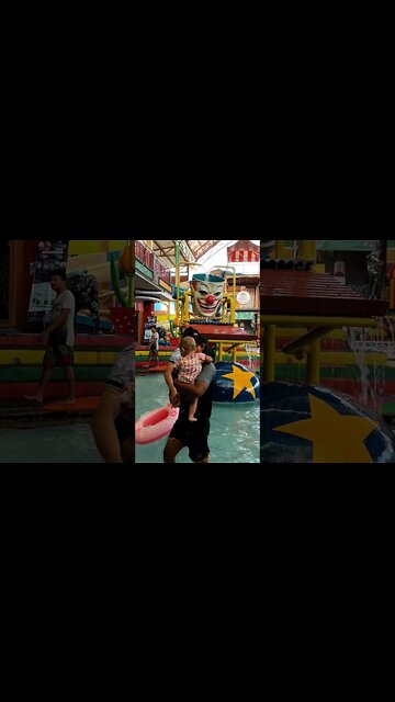 Kejutan di Kolam Renang Indoor, Sirkus Waterplay #Shorts