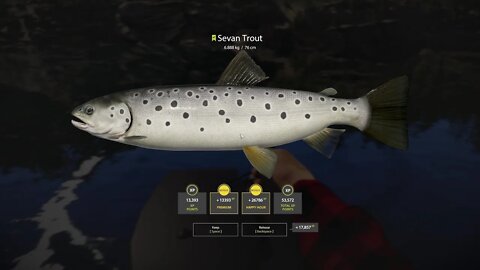 Russian Fishing 4 Kuori lake Sevan Trout 6 . 888 Kg