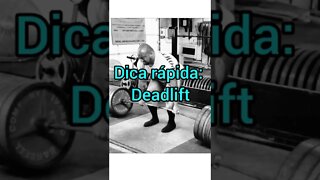 DICA RÁPIDA DE DEADLIFT - EFICIENCIA! #Shorts