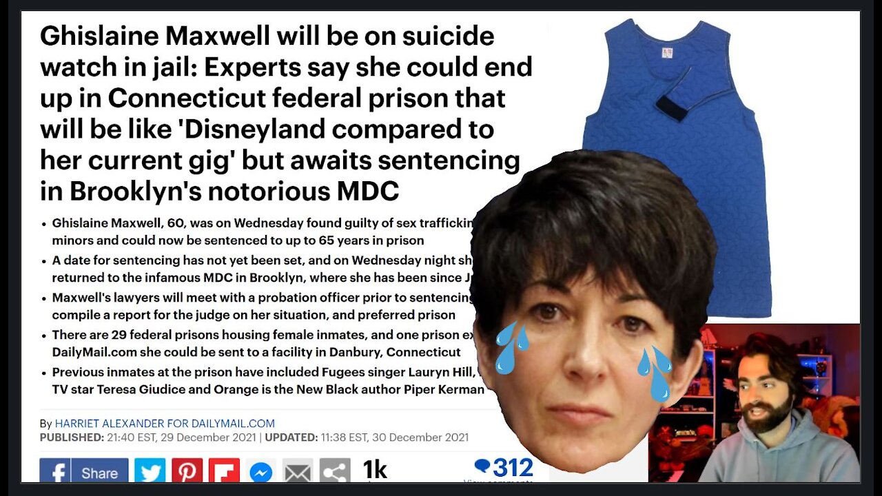 Ghislaine Maxwell's 'No Shirt, No Pants, No Sheets, No Suicide' Watch Begins!