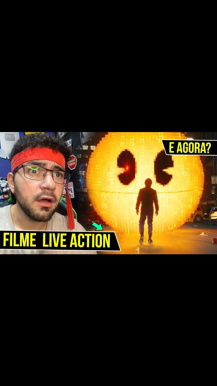 Pacman Rk RK Play reage ao Filme do Pac-Man Live Action