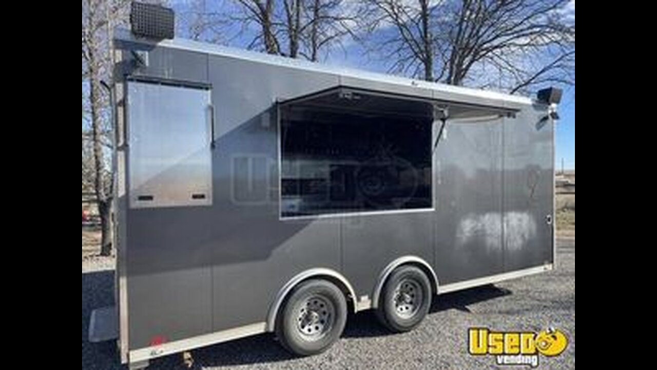 2019 8.5' x 16' Kitchen Food Concession Trailer with Pro-Fire Suppression for Sale