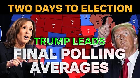 TRUMP LEADS - Unbelievable 2024 Election Map Revealed FINAL Polling Averages!