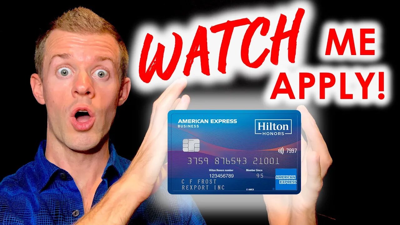 *WATCH ME APPLY* Hilton Honors American Express Business Card! (Amex Business Card Application)