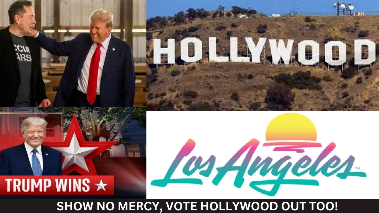 You Voted for Trump Now Vote with Your Wallet Against Hollywood + Elon Musk MVP & LA Going RED?