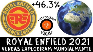 Royal Enfield 2021. Vendas Explodiram na EUROPA e América Latina.