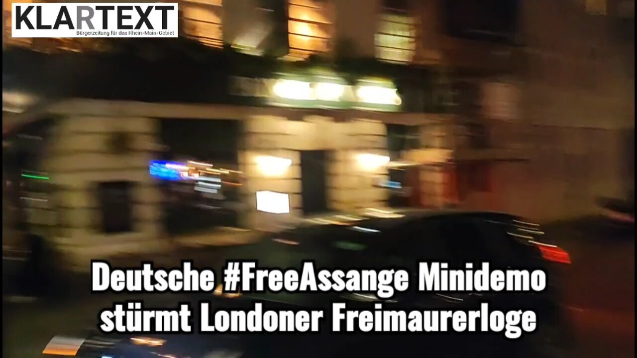 SpontanDemo in London: #FreeAssangeNow