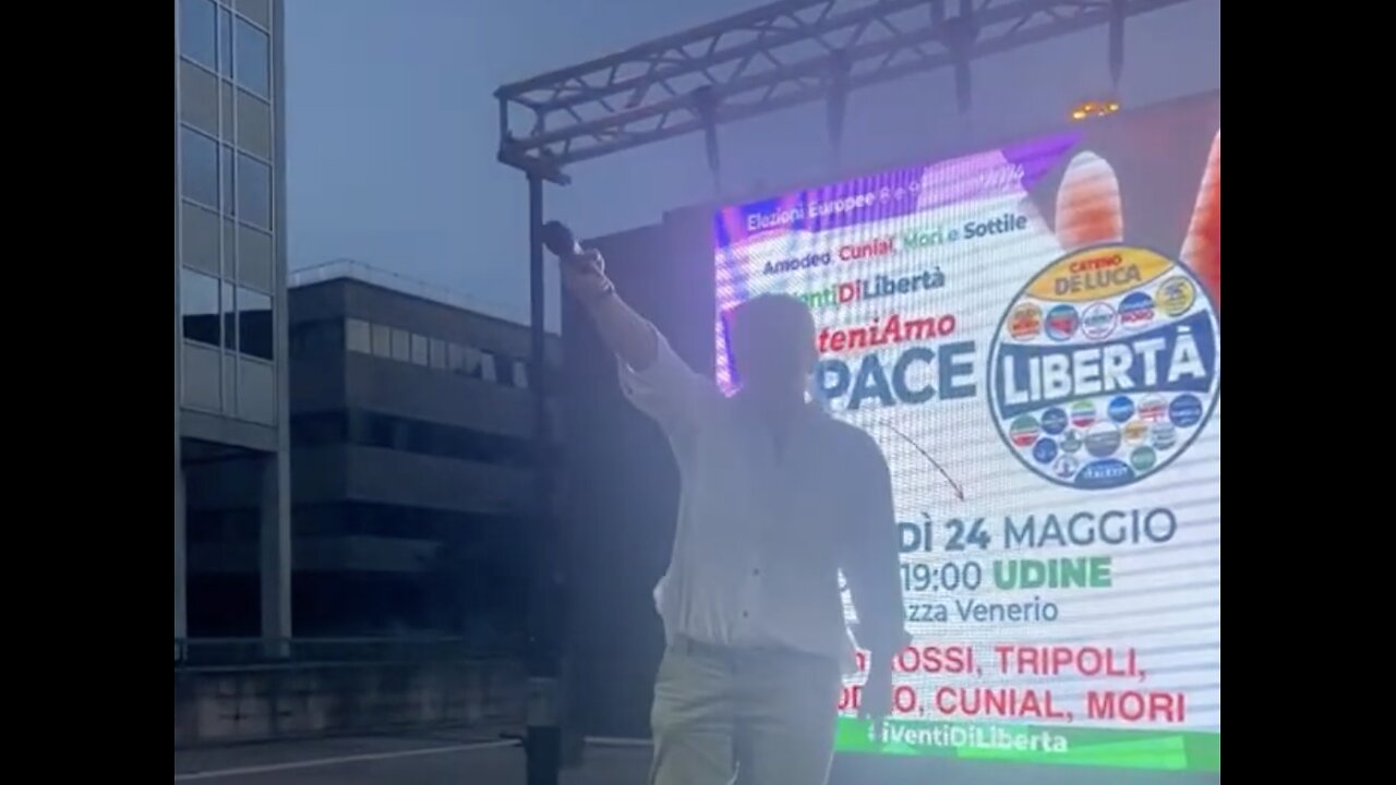 ScateniAmo la Pace - Sara Cunial in diretta da Udine