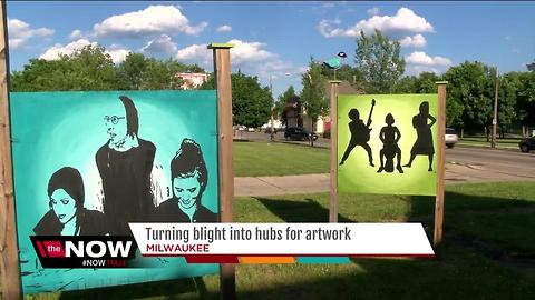 Turning blight into hubs for art