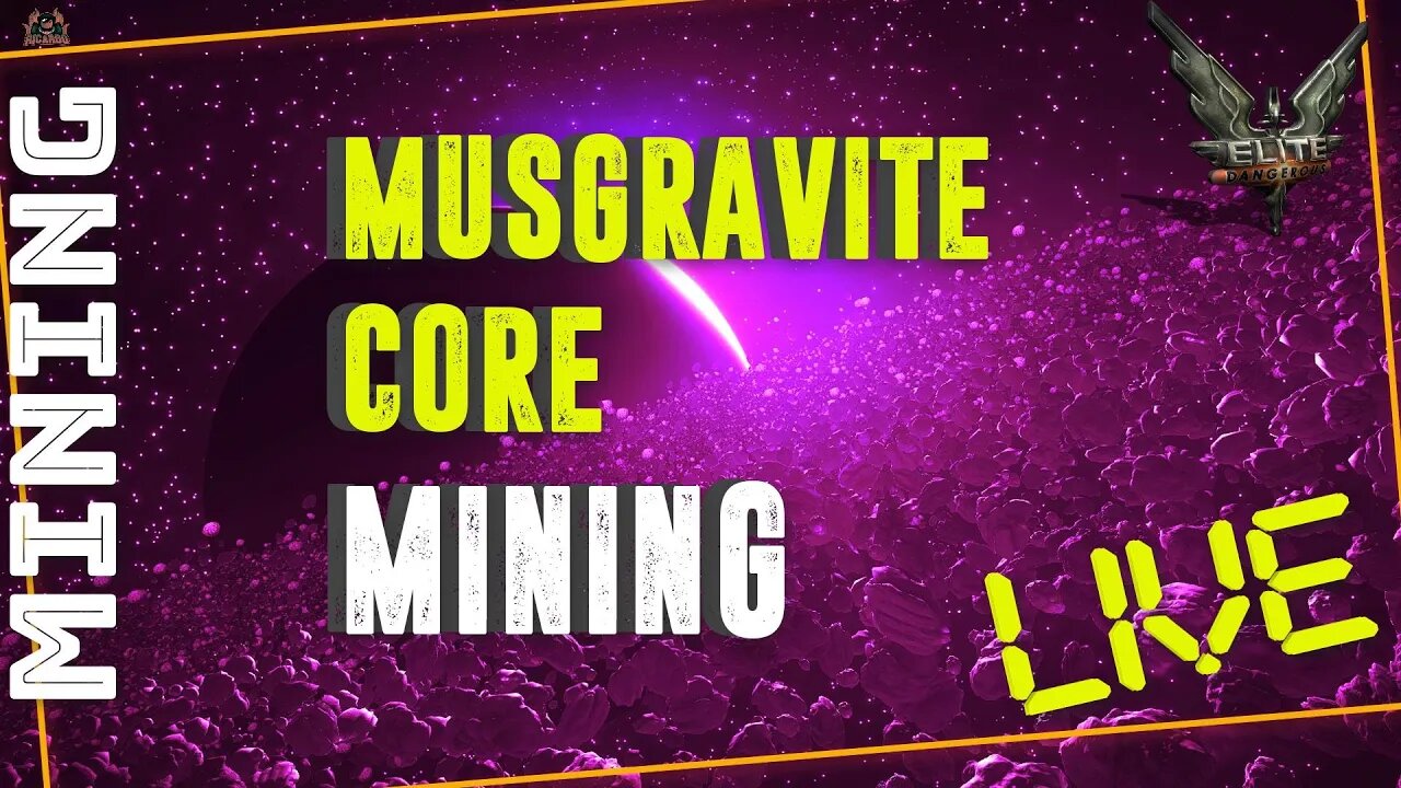 Elite Dangerous Musgravite Mining LIVE