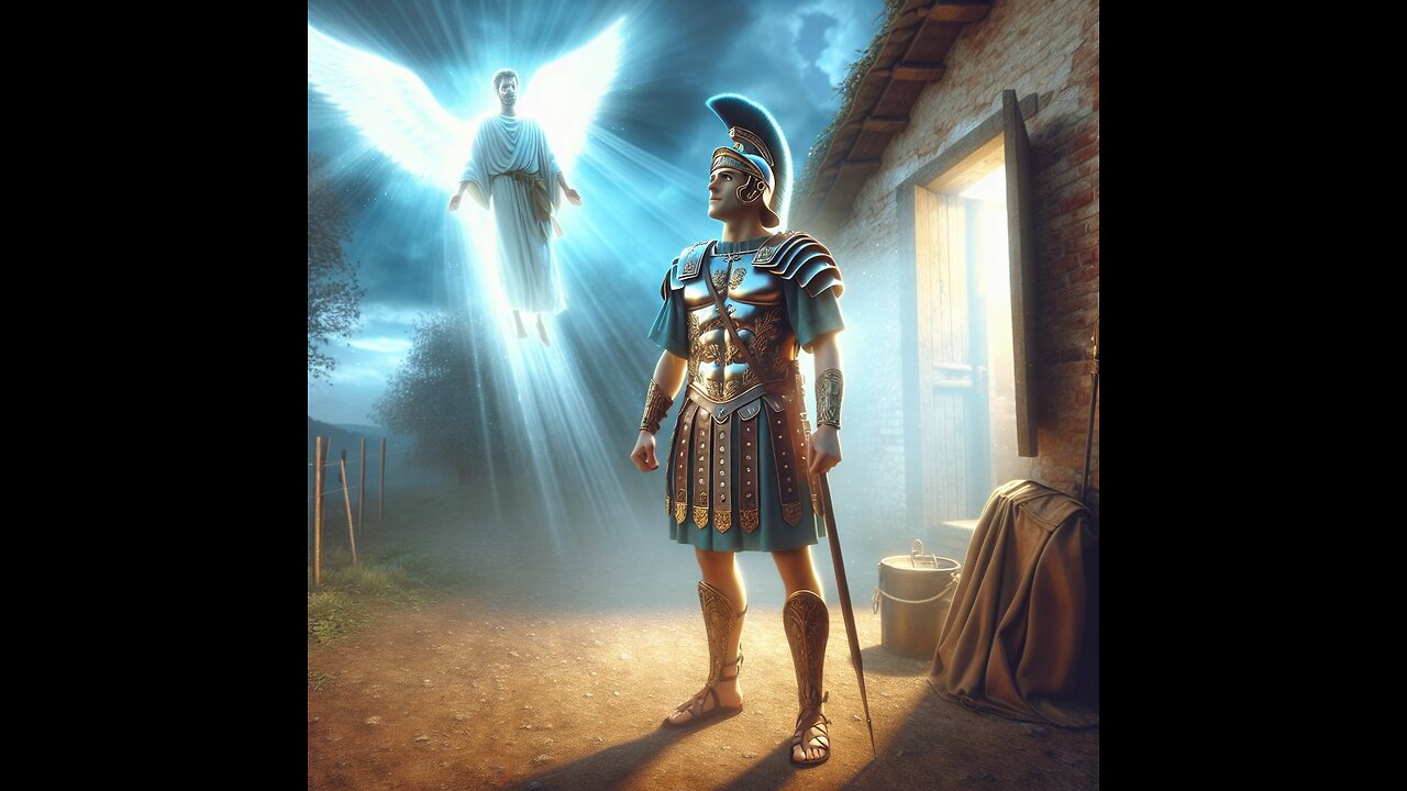 Acts 10: 1 -48 An angel brought a message to a Roman captain, A vision from heaven to Peter.