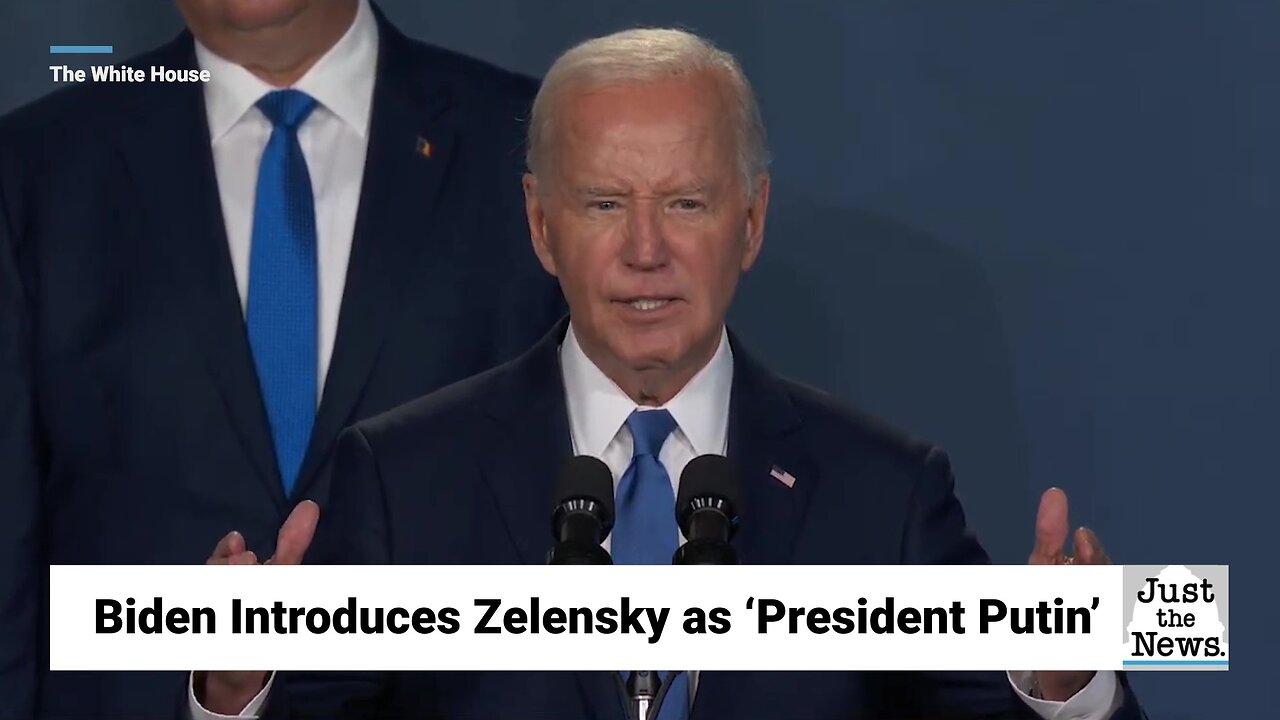 Biden introduces Ukranian President Zelensky as ‘President Putin’