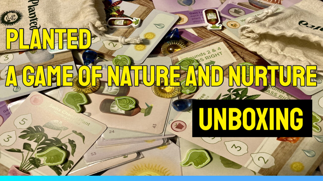 Planted a game of nature and nurture unboxing