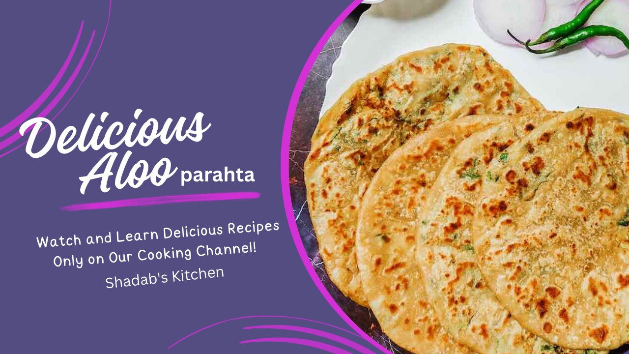 aloo paratha recipe asmr