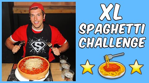 THIS MONSTROUS XL Spaghetti Challenge was EXTREMELY HOT!!!