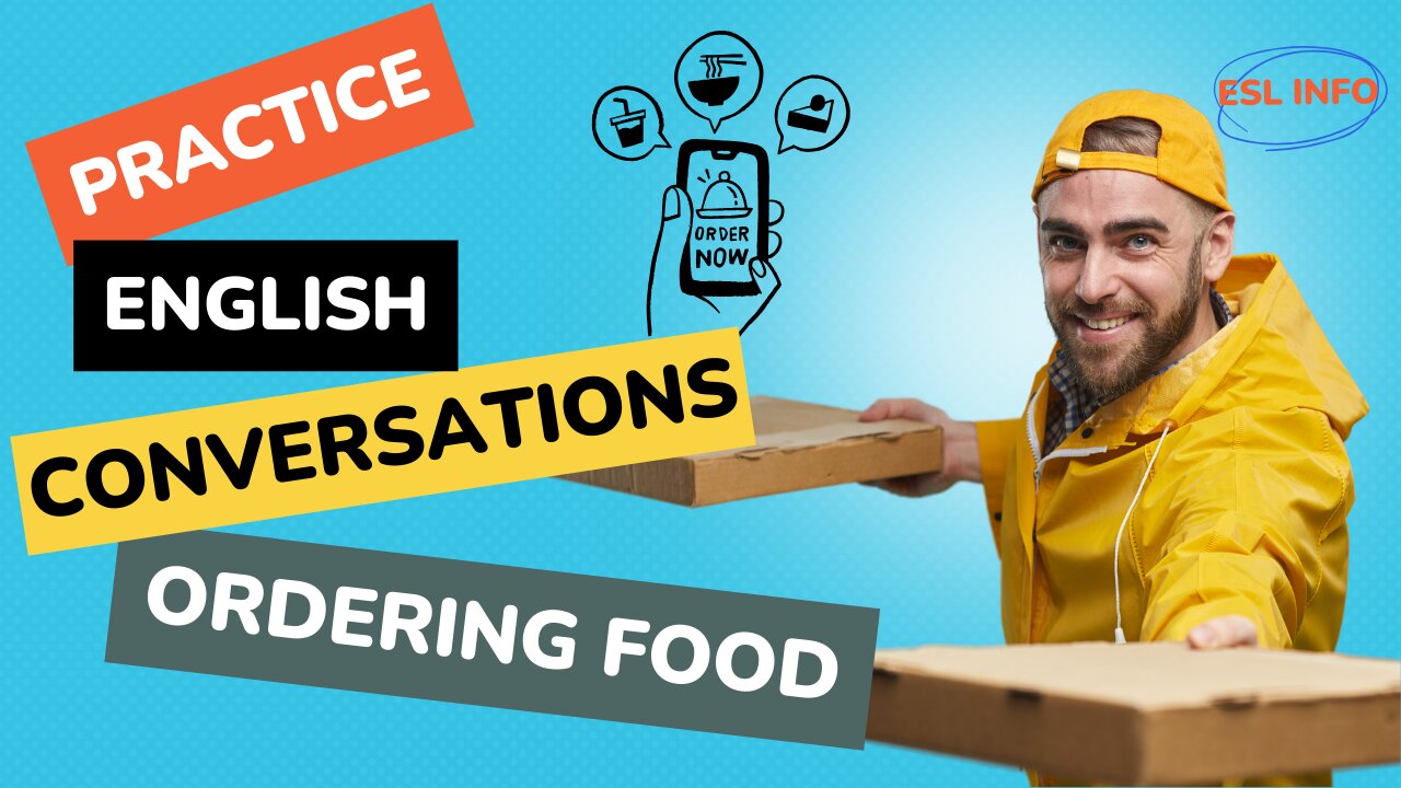 Ordering Food at a Restaurant || Practice ESL Conversations for Fluency