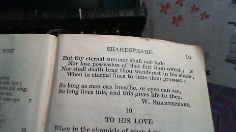 To His Love - W. Shakespeare