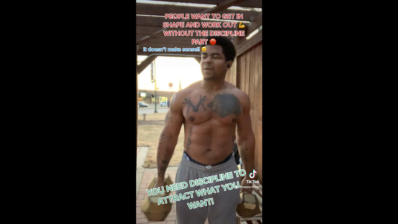 YOU NEED DISCIPLINE TO GET IN & TO STAY IN SHAPE 💪 | the best motivational bodybuilding rapper
