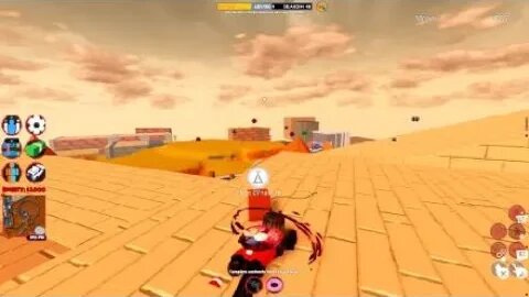 Playing Jailbreak on Roblox