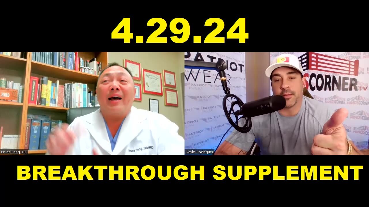 Dr. Fong BREAKTHROUGH SUPPLEMENT! GET JACKED AND REVERSE AGING!