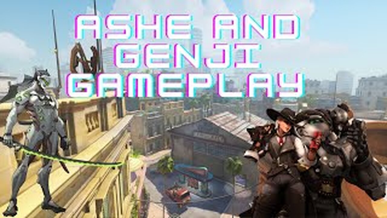 Overwatch 2 Genji and Ashe Gameplay!!