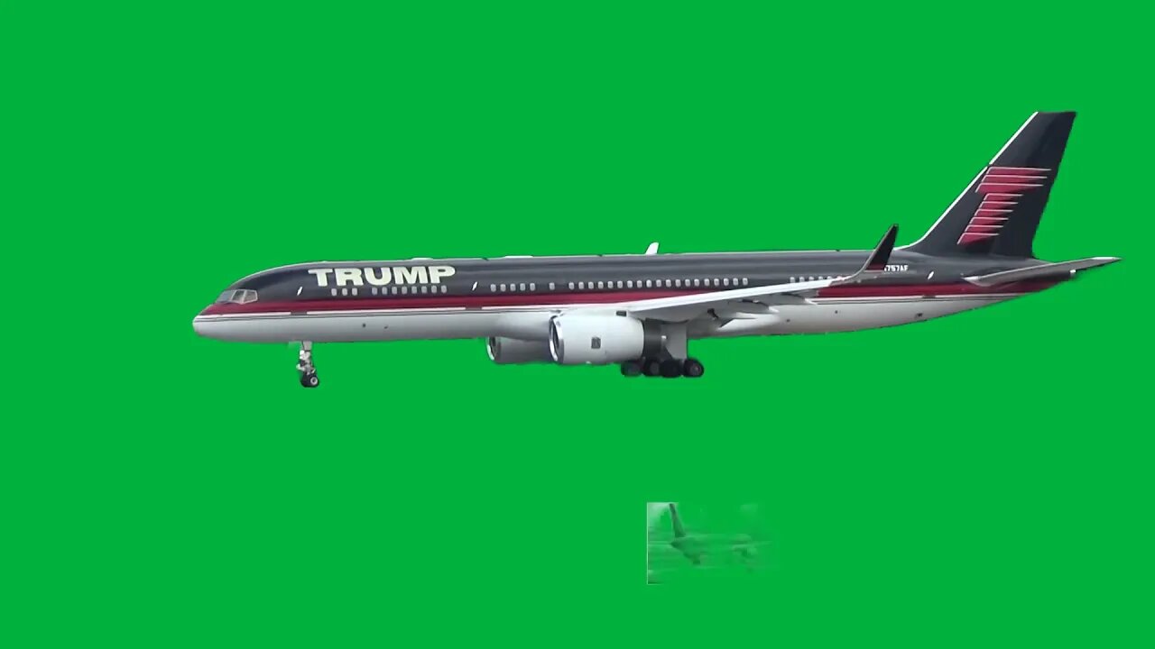 Green Screen – Trump plane
