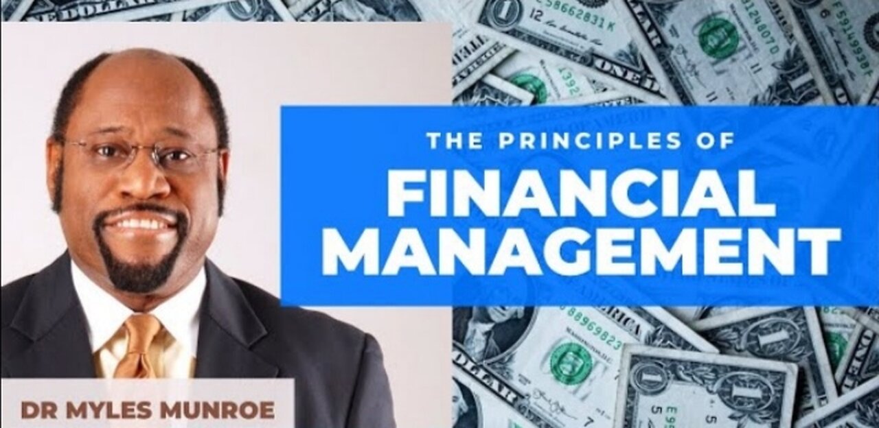 Living Financially Free - The Principle of Management | Dr. Myles Munroe