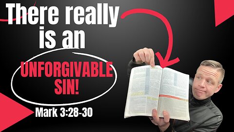 There Really is an Unforgivable Sin?