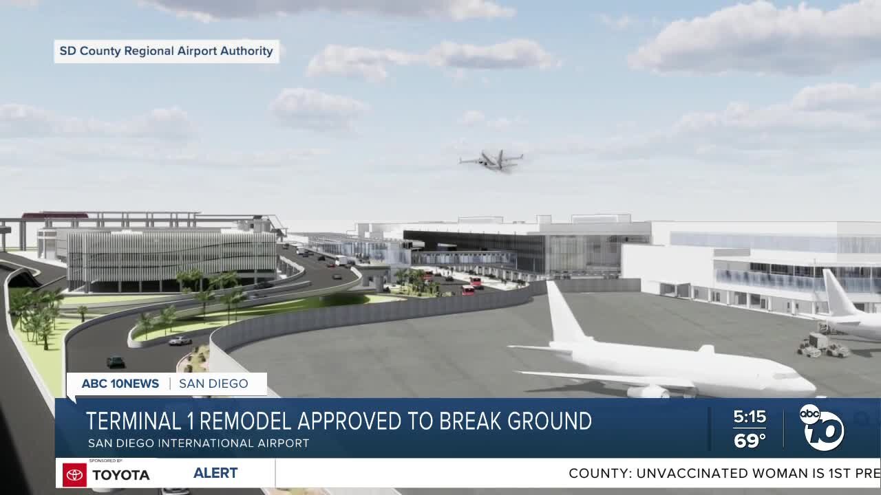 Terminal 1 remodel approved to break ground