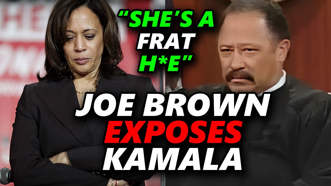 Judge Joe Brown BRUTALLY EXPOSES Kamala Harris For Sleeping Her Way To The Top!