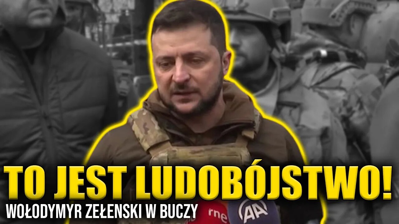 Prezydent Zełenski w Buczy: "To jest ludobójstwo! Zostaną rozliczeni..." \\ Polska.LIVE