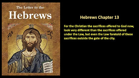 310 Hebrews Chapter 13