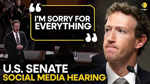 Zuckerberg apologizes to parents at US Senate social media hearing | WION Originals