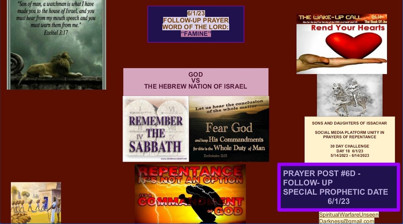 SONS AND DAUGHTERS OF ISSACHAR CALL FOR NATIONAL REPENTANCE, PRAYER POST 6D