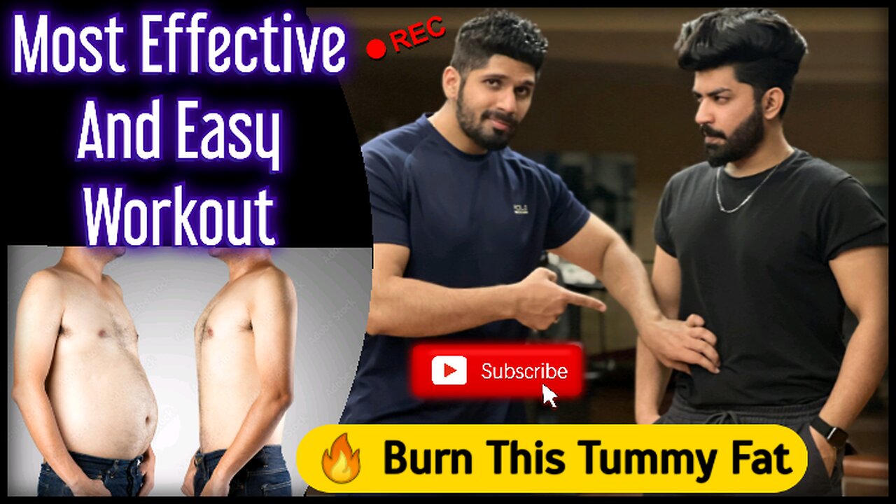 Burn lower Tummy fat - Most effective and easy workout - Qasrat The Body Mechanic