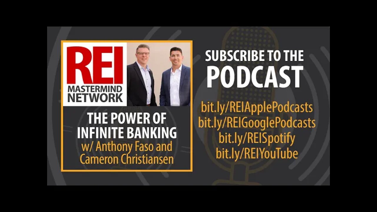 The Power of Infinite Banking with Anthony Faso and Cameron Christiansen #261