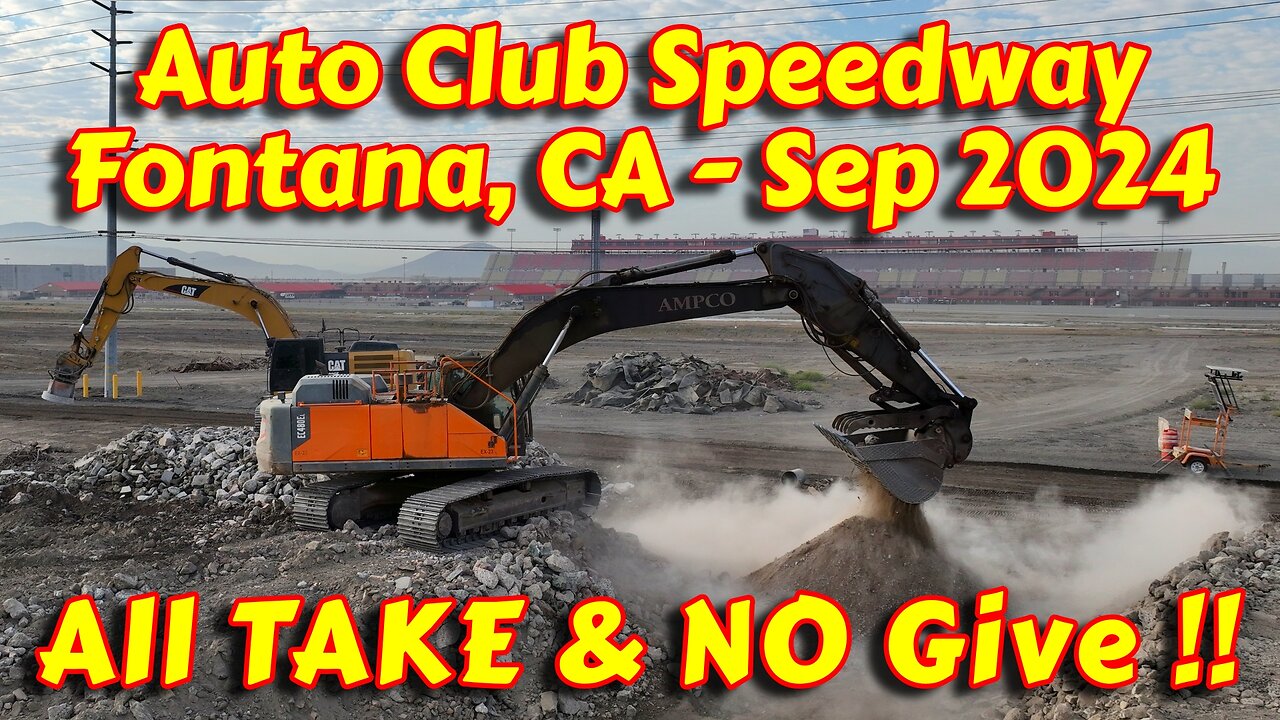 NASCAR Auto Club Speedway| DEMOLITION Update - SEP 2024| NASCAR Cup Championship| Ac Adapter Inc