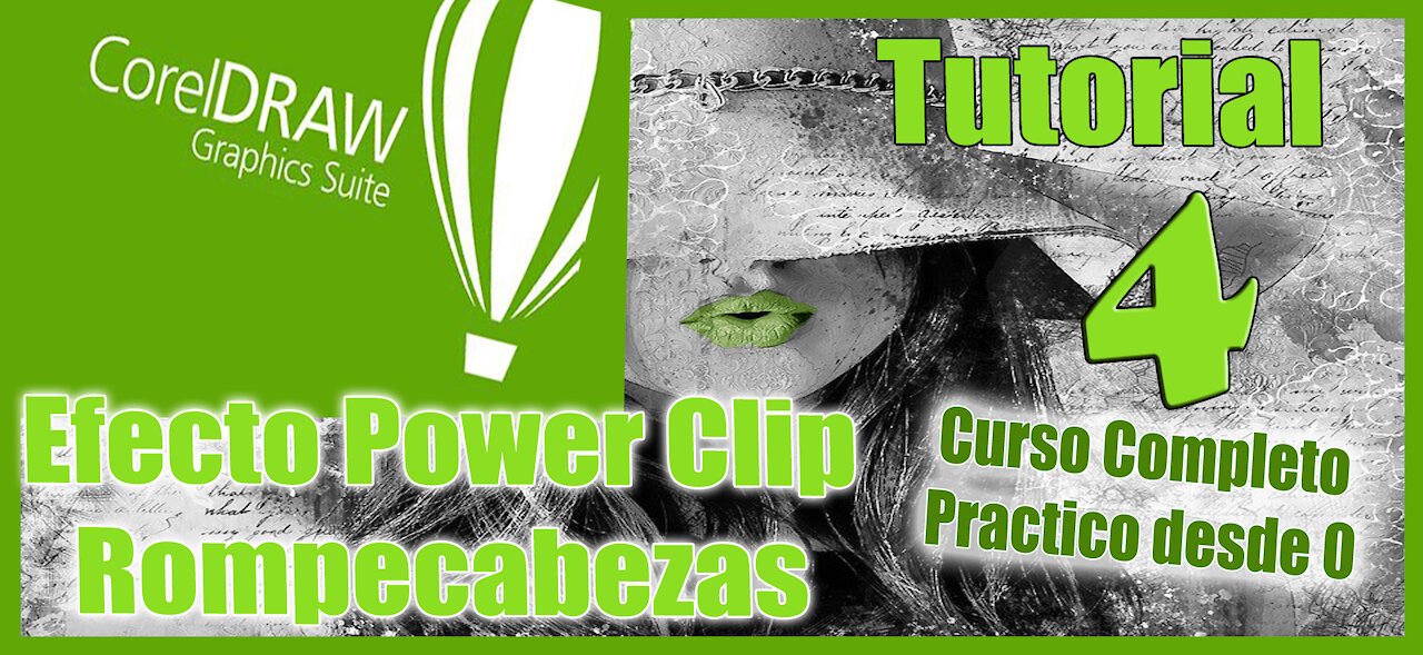 Corel X8 Sesion 4 Efecto de Power Clip Rompecabezas